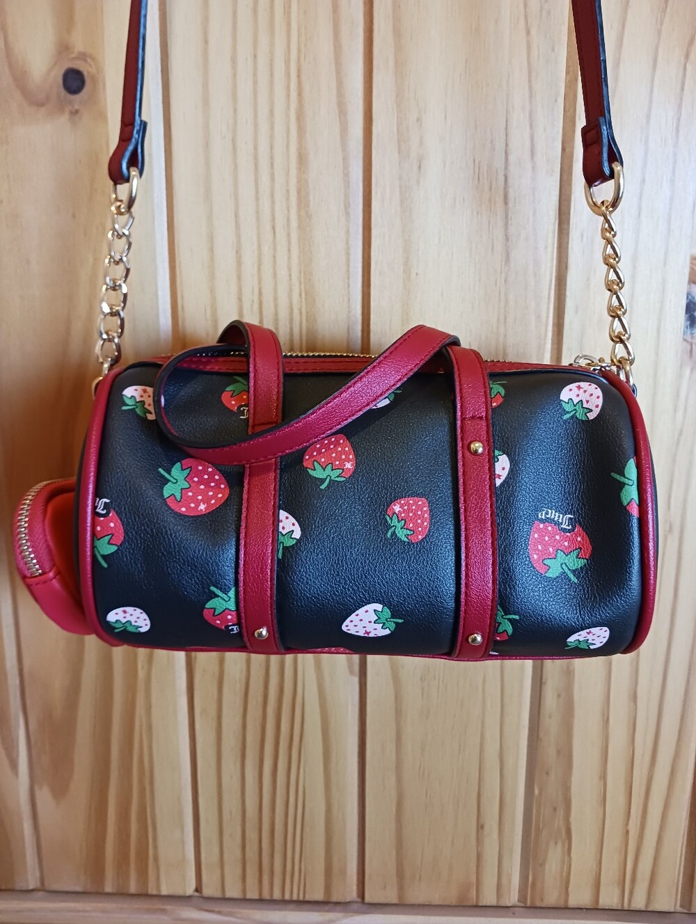 Juicy Couture - Strawberry Print Barrel Bag - Picture 7 of 10